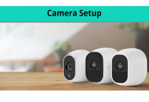 A futuristic camera Reolink Argus 2 camera set up